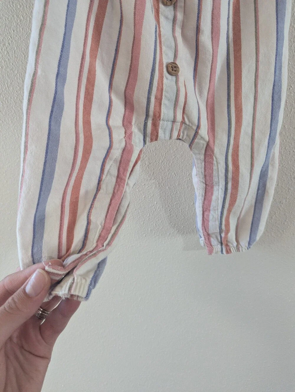 Striped Cotton Jumpsuit